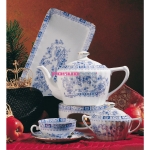 Блюдо для торта, 31х14.5 см, Dorothea China Blau	