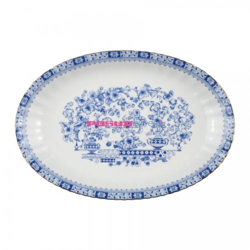 Блюдо овальное, 31 см, Dorothea China Blau	