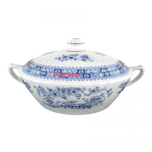 Чаша глубокая с крышкой, Dorothea China Blau	