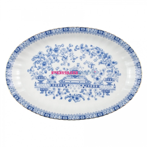 Блюдо овальное, 35 см, Dorothea China Blau	