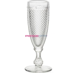 Набор бокалов для шампанского из 4-х штук  ATLANTIS GLASS BICOS 110 мл  (прозрачный)
